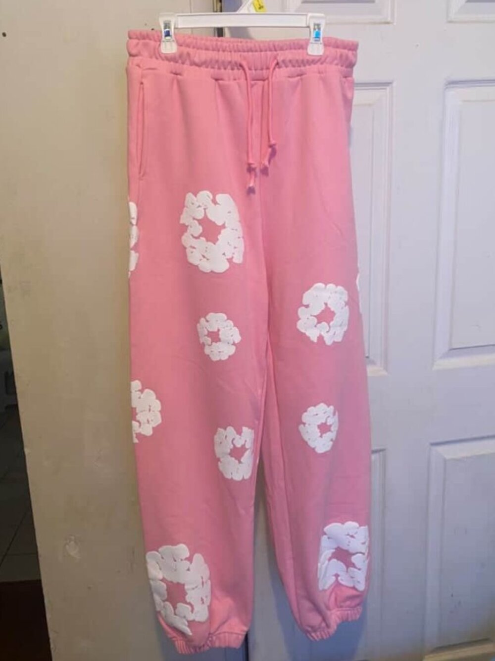 Pink Denim Tears Wreath Pants